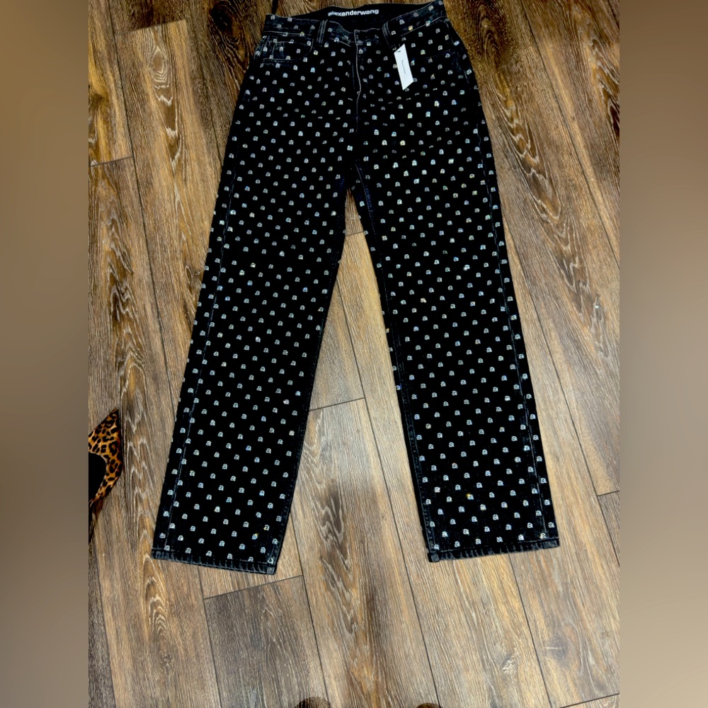 Alexander wang embellish jeans